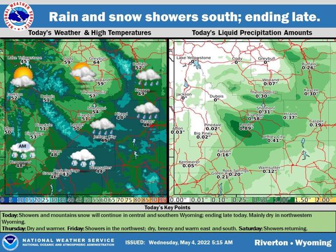 Showers continuing Wednesday; Dry tomorrow and Friday | Local News ...