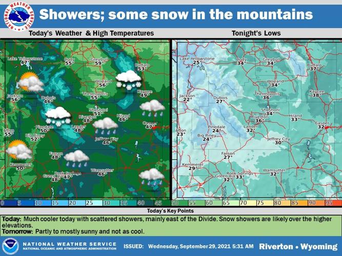 Showers today, Some Snow in the higher elevations | Local News ...