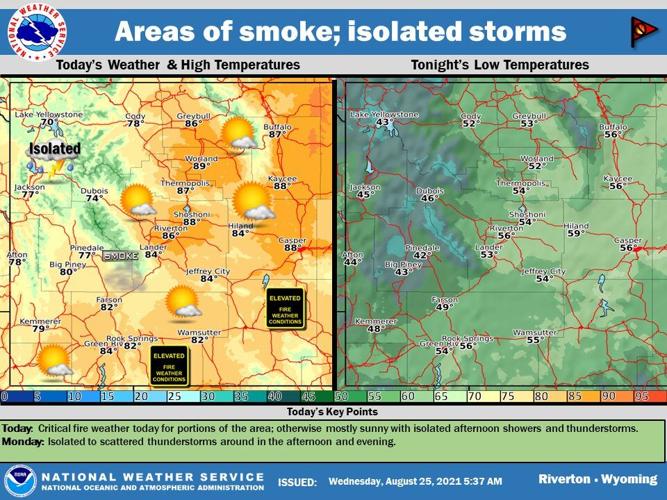 Critical Fire Weather Conditions today; Smoke | Local News | wyotoday.com