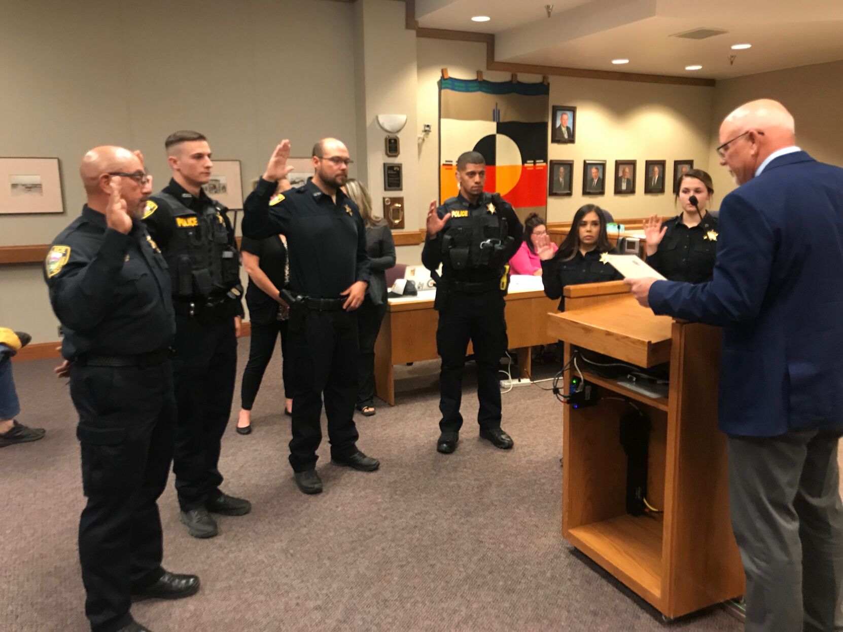 Eight New RPD Officers And Dispatchers Sworn In | Local News | Wyotoday.com