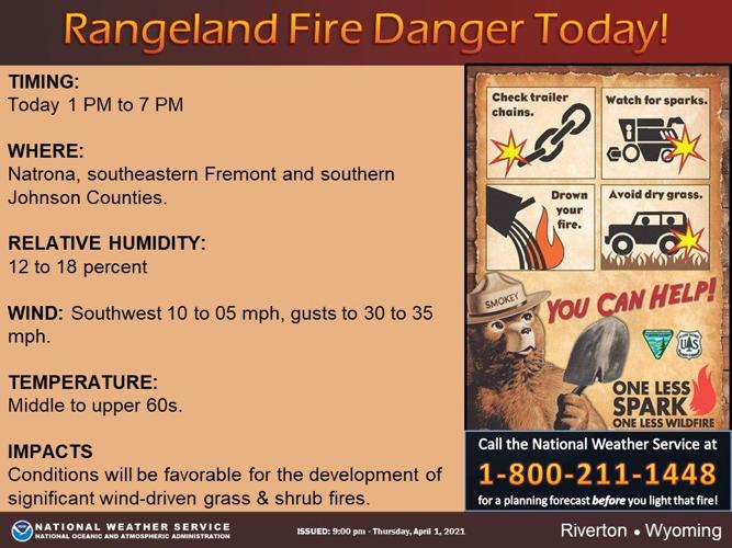Fire Weather Elevated Thursday afternoon | Local News | wyotoday.com