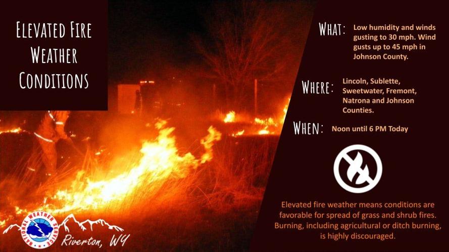 Elevated Fire Weather Conditions Exist Friday | News | wyotoday.com