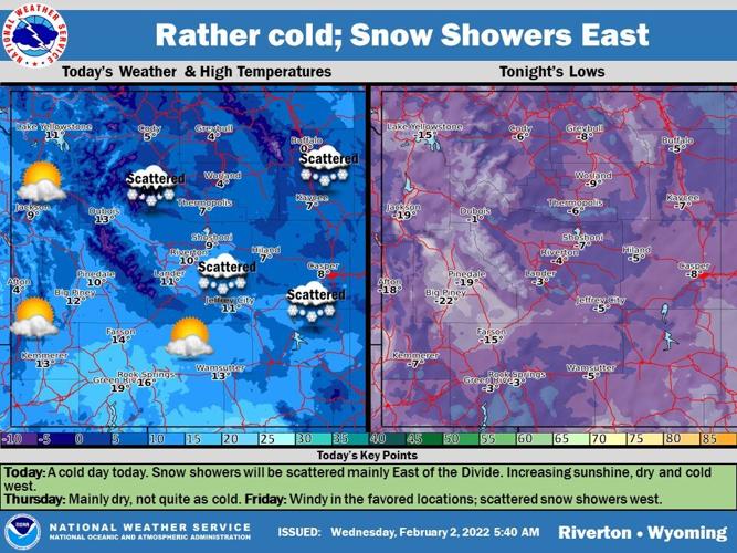 Frigid temperatures today, scattered snow showers | Local News ...