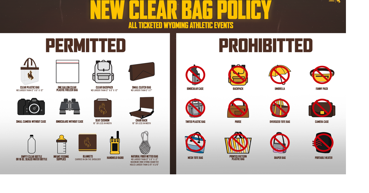 Uw Football Game Bag Policy