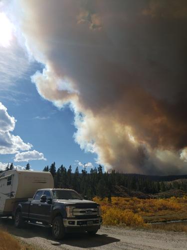 Trail Ridge Fire Pack Trail Fire on Togwotee forcing more evacuations; Extreme Fire ...