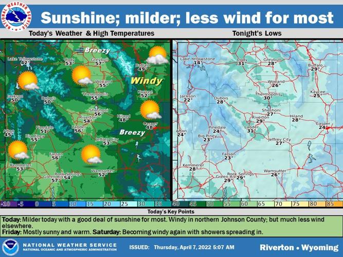 Windy Thursday Not so Windy Thursday, Warmer | Local News | wyotoday.com