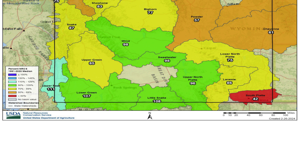 Wind River Range Snowpack near Normal