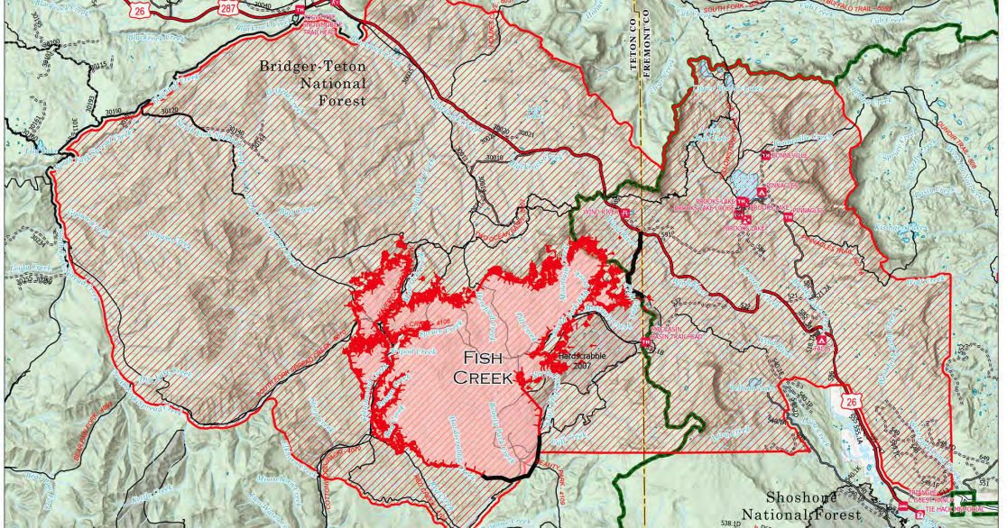Fish Key Fire Fish Creek Fire Slowed but over 11K acres, Fire Lines Being Constructed ...