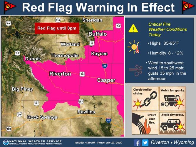 Red Flag Warning today: critical fire weather exists | Local News ...