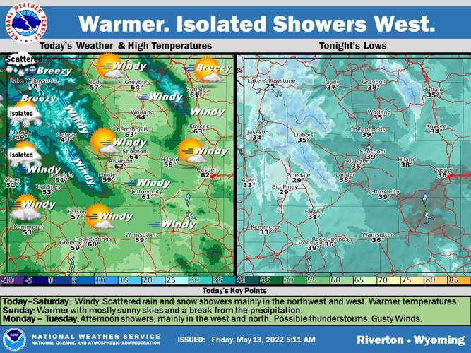 Friday will be windy and a bit warmer | Local News | wyotoday.com