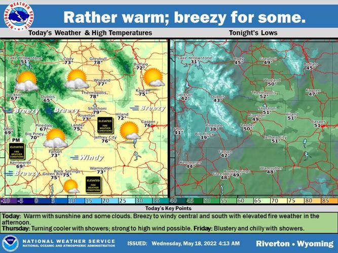 Warm and Breezy on Wednesday, Elevated Fire Weather Concerns | Local ...
