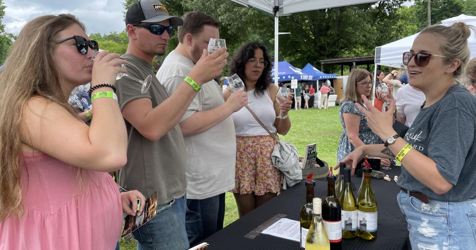 Threat of storms can't drown out wine fest fun - Vimarsana News