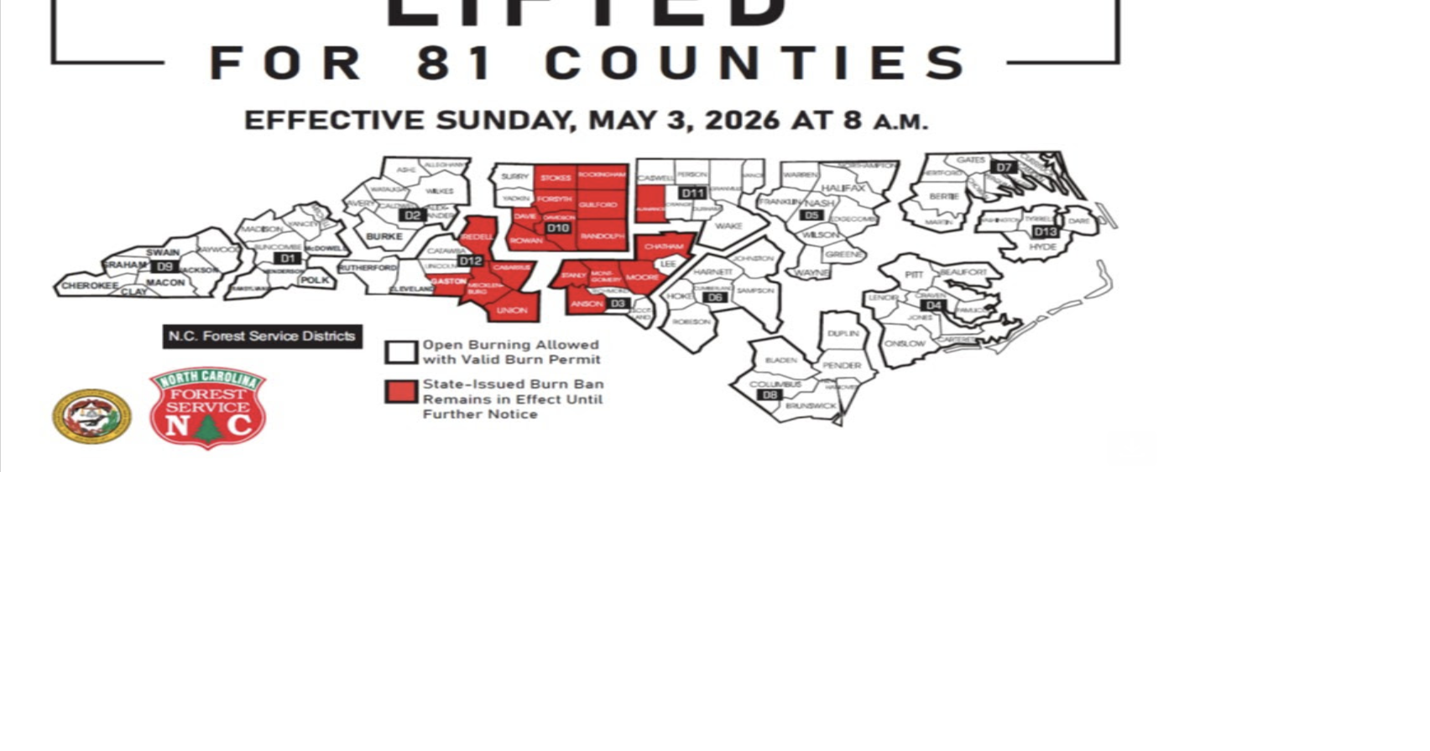 Burn ban lifted, Fire Marshal still urges caution