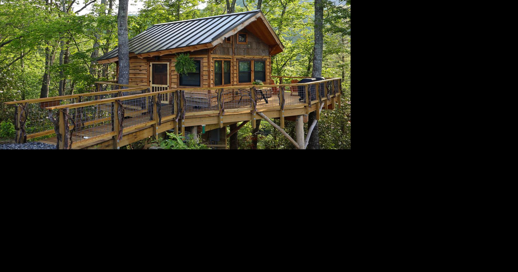 Elkin native opens upscale tree houses at Tuxedo Falls