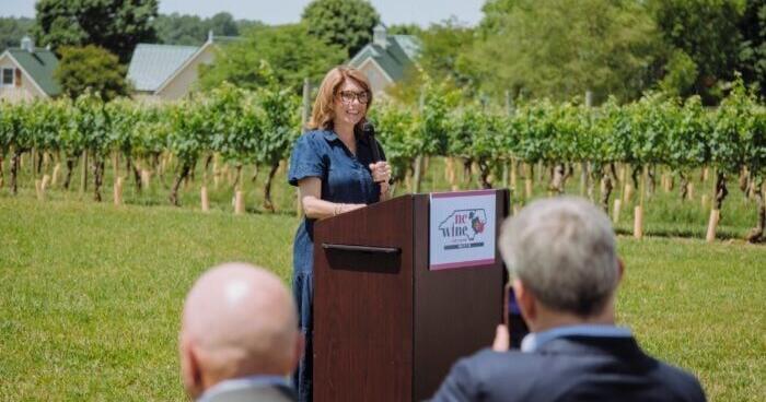 Governor, First Lady, others visit area wineries