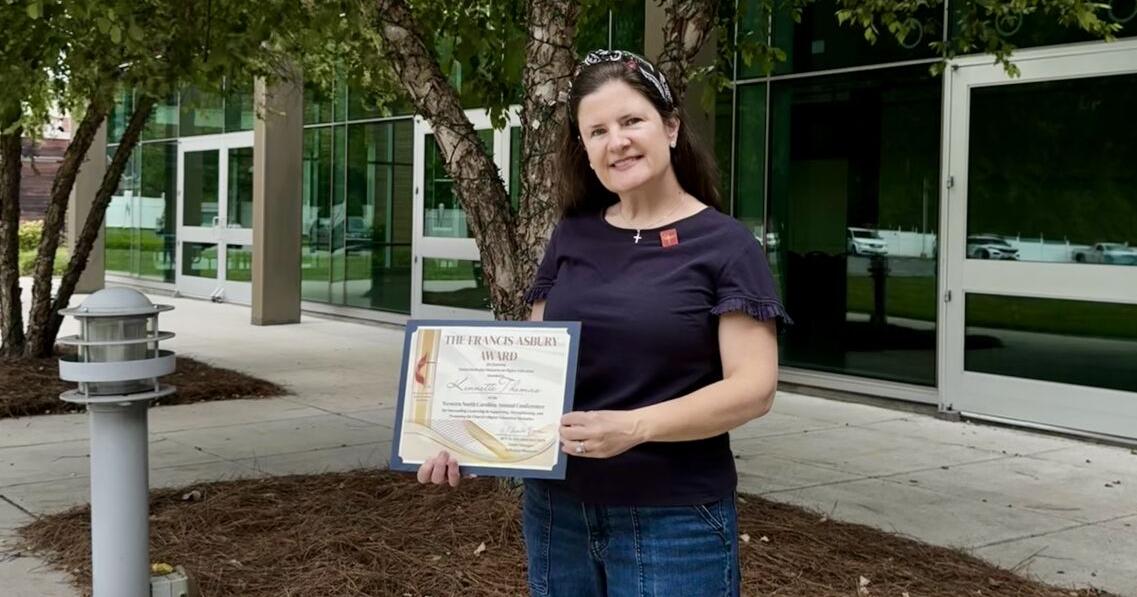 Surry’s Kennette Lawrence Thomas receives Francis Asbury Award