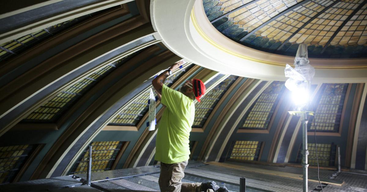 Restoration Artists Craft ‘The Next Phase Of History’ In The South Dakota Capitol Rotunda