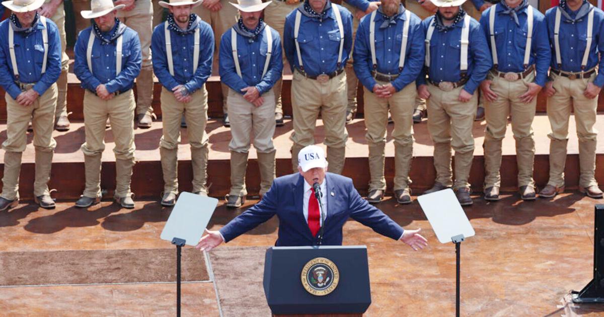 Trump Brings Roosevelt’s Medal Of Honor As A Gift During North Dakota Library’s Dedication
