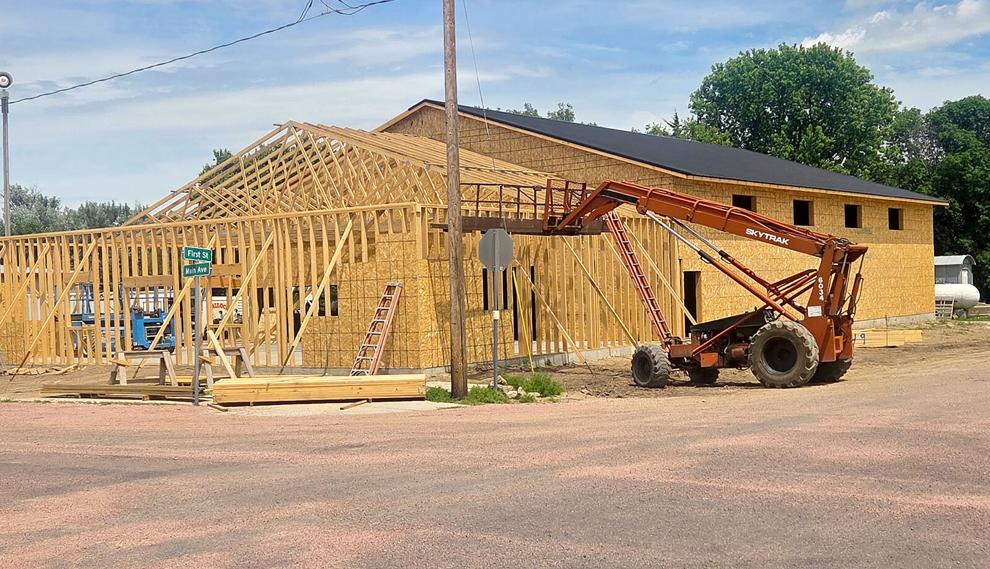 New Lesterville Community Center Taking Shape