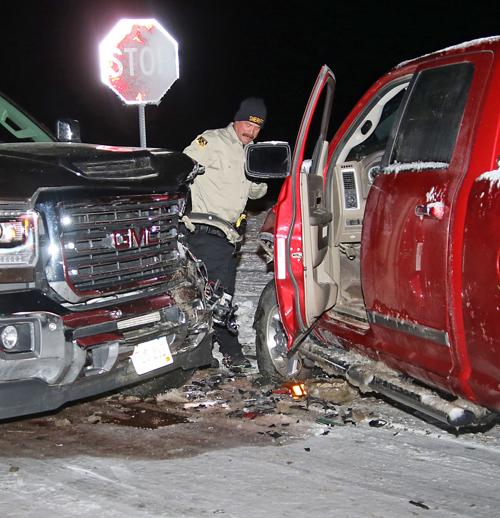 Three-Vehicle Crash