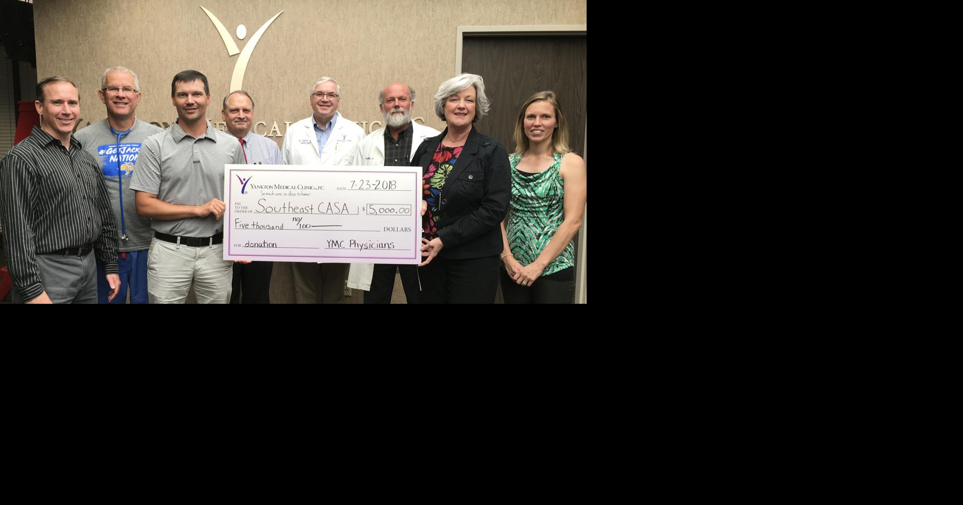 Yankton Medical Clinic, P.C. Supports Southeast CASA Community