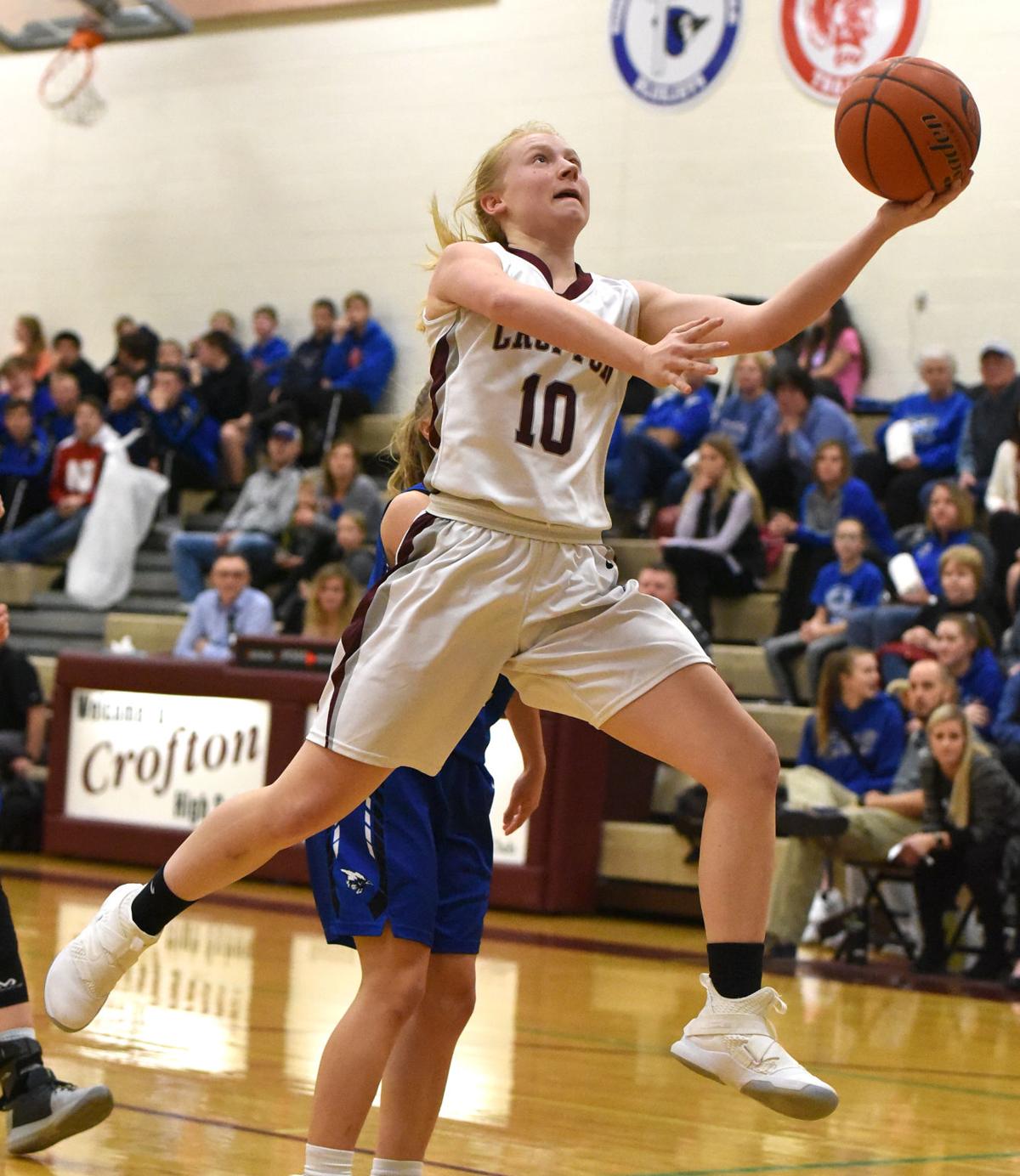 Girls Basketball Crofton Powers Past Pierce Sports Yankton Net