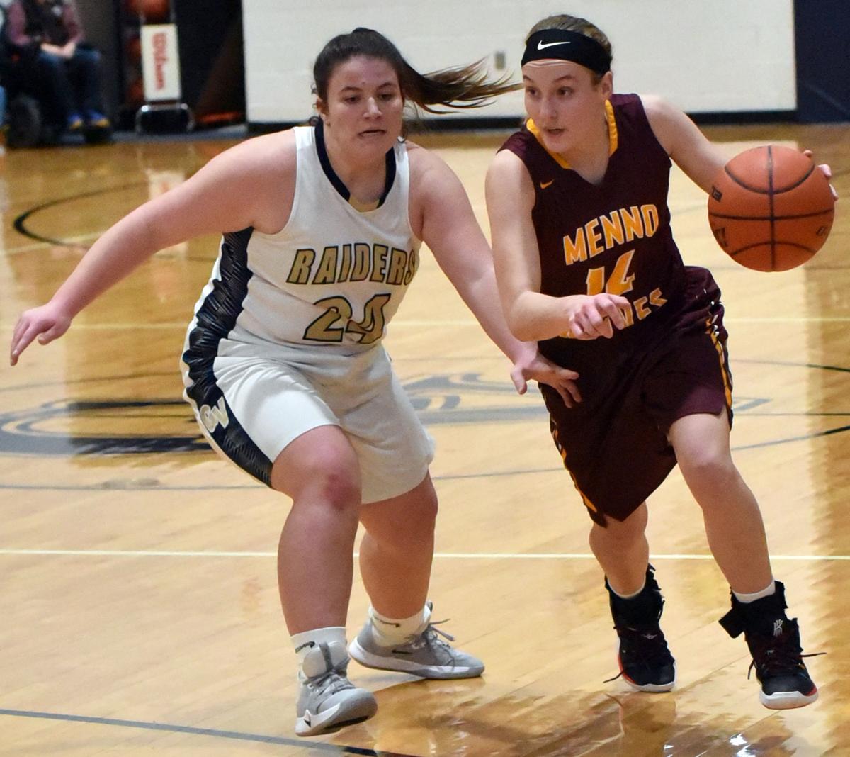 Girls Basketball Edelman Powers Menno Past Gv Sports Yankton Net