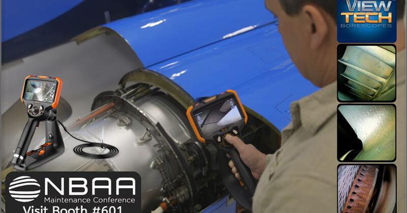 ViewTech Borescopes to Showcase New 3D Stereo Measurement Video Borescope at NBAA Maintenance Conference