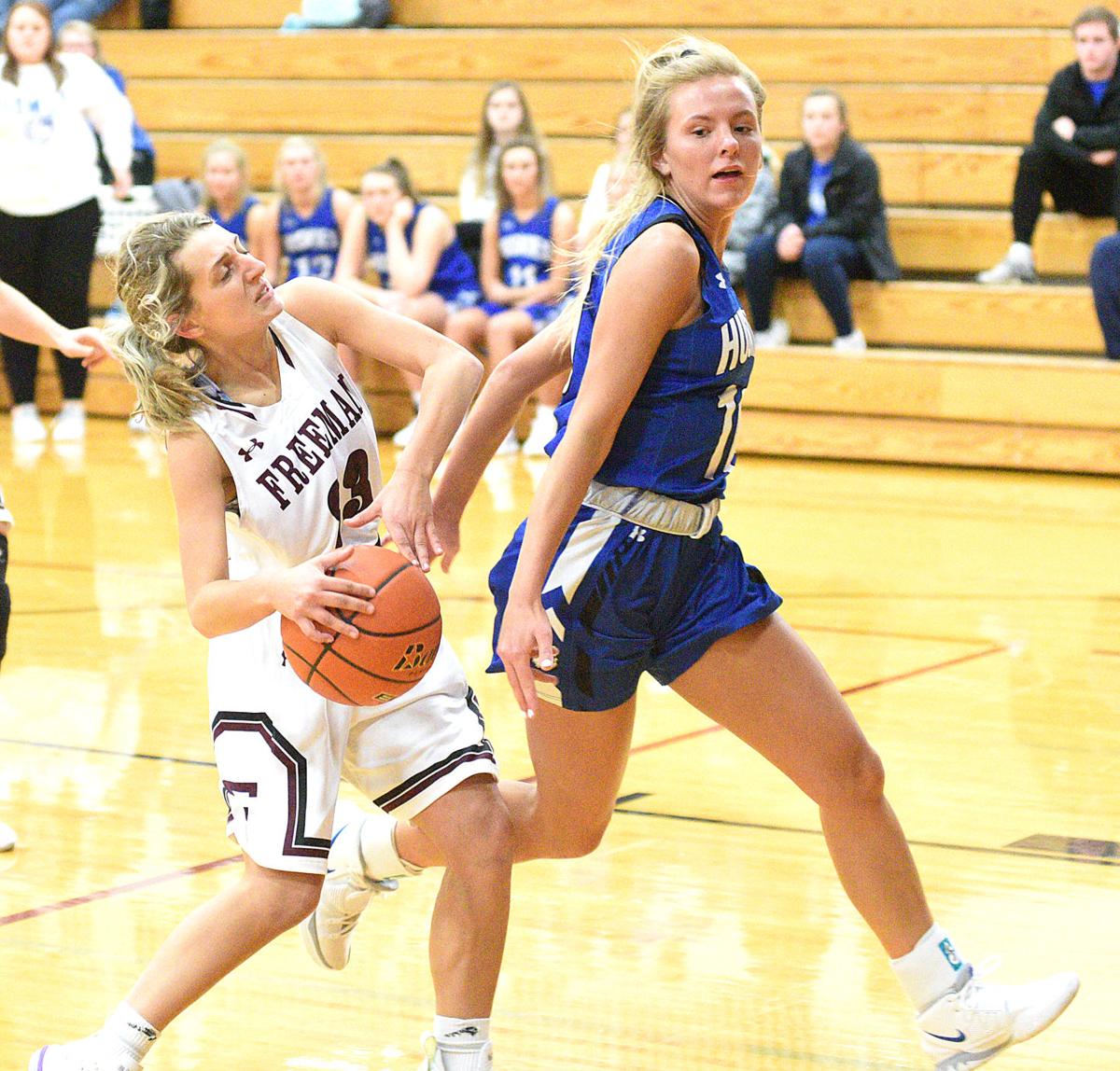 Girls Basketball Freeman Clips Huskies Sports Yankton Net