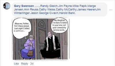 meme crossing line yankton swensen depicting gary question personal screenshot