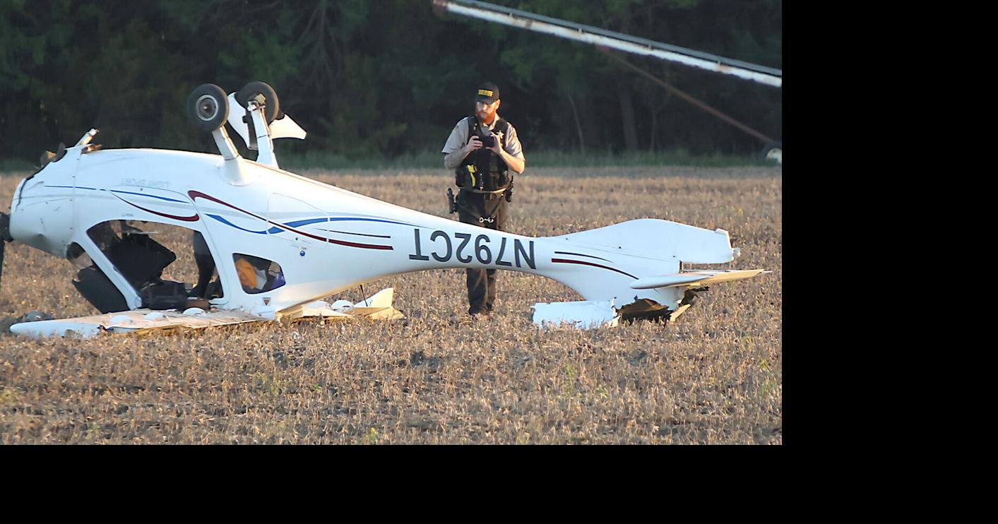 Single‑engine plane crashes west of Yankton, one injured