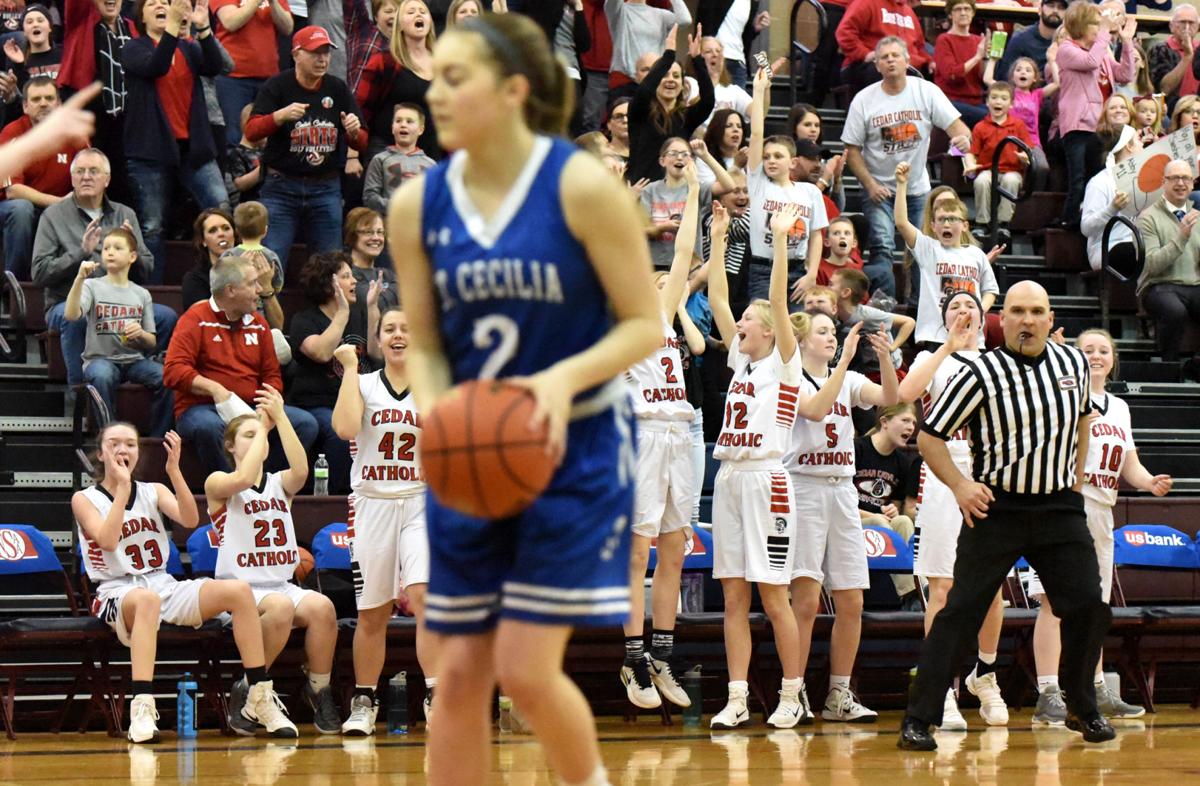 Nebraska State Basketball Cedar Catholic Girls Drop Opener
