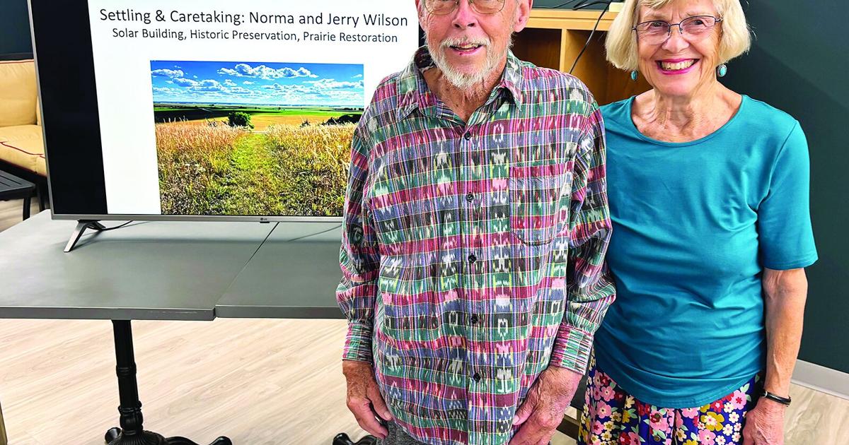 Couple Discusses Solar Home, Prairie Restoration At Sierra Club Meeting