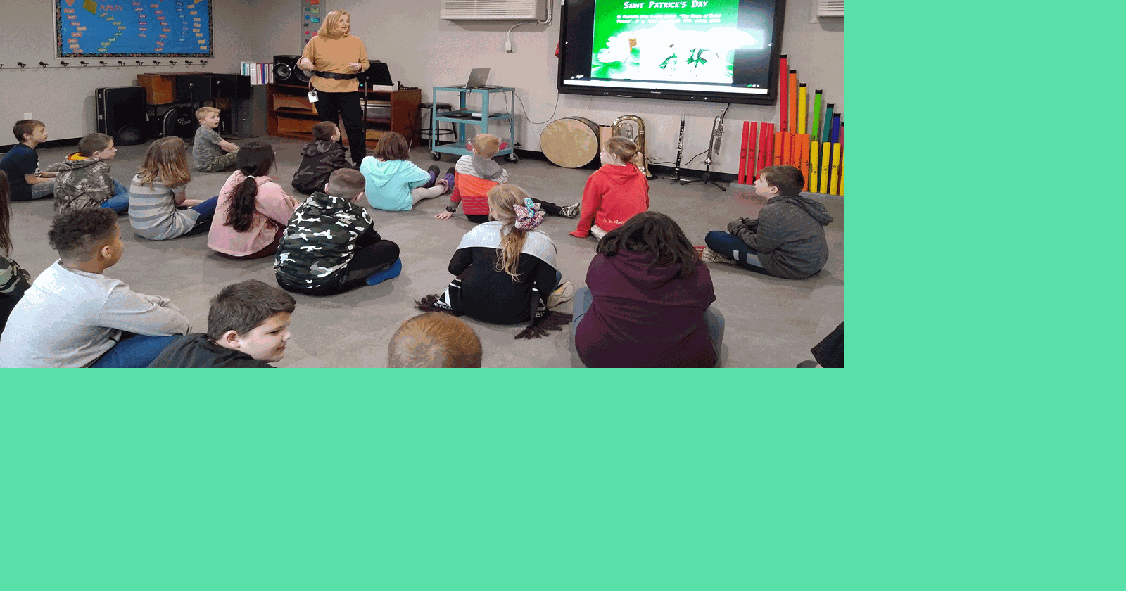 Webster School Opens New Music Room Community