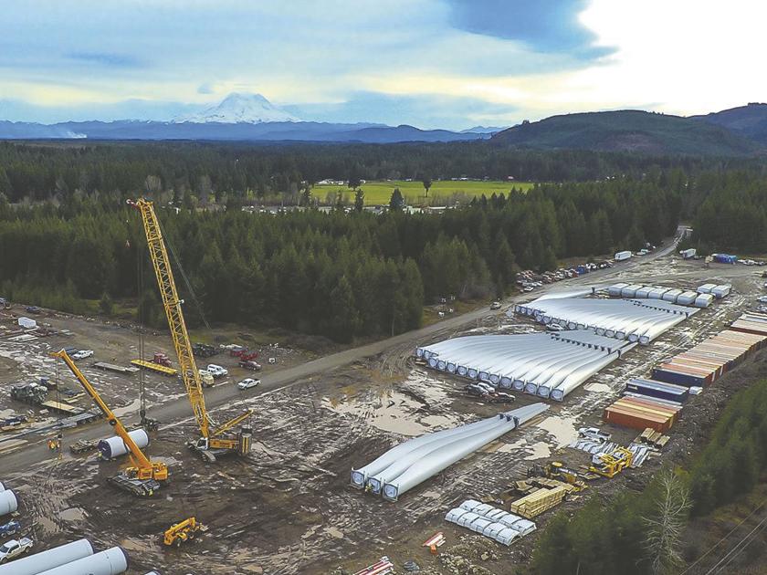 Photos A View of the Skookumchuck Wind Project From Above News