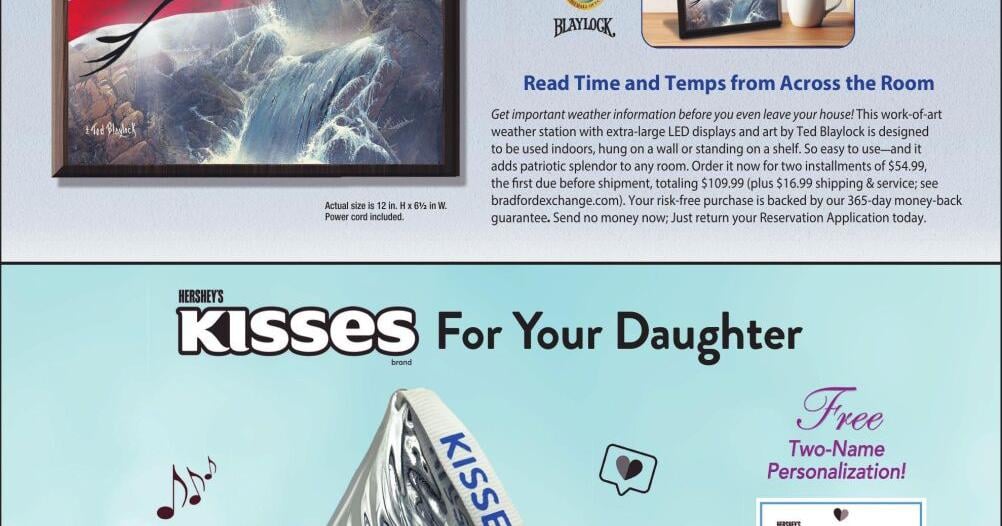 BRADFORD EXCHANGE - MIDWEST LISTS AND MEDIA - Ad from 2026-02-05