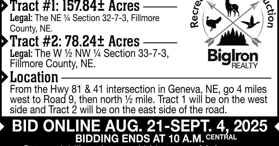 BIG IRON REALTY - Ad from 2025-08-12