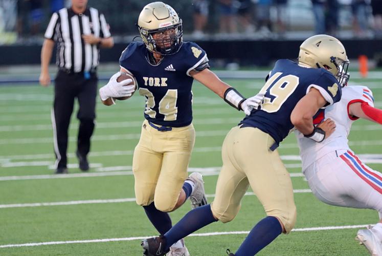 York football routs Crete on