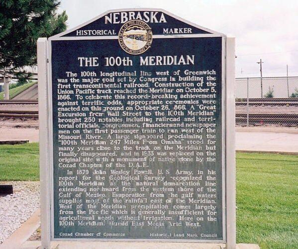 Marker Monday: The 100th Meridian