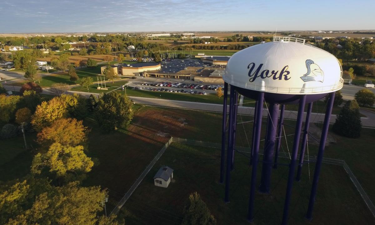 York High School stock drone