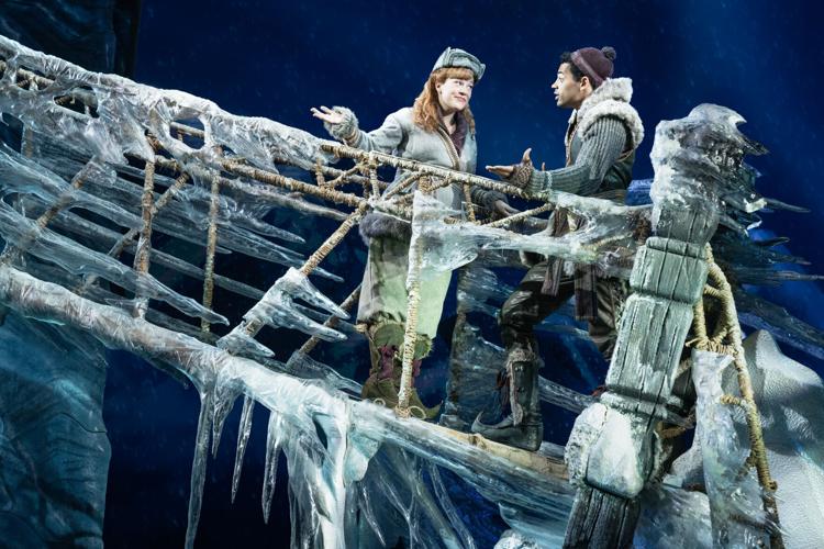 Lauren Nicole Chapman as Anna and Dominic Dorset as Kristoff. Frozen North American Tour. Photo by Matthew Murphy ©Disney.jpg