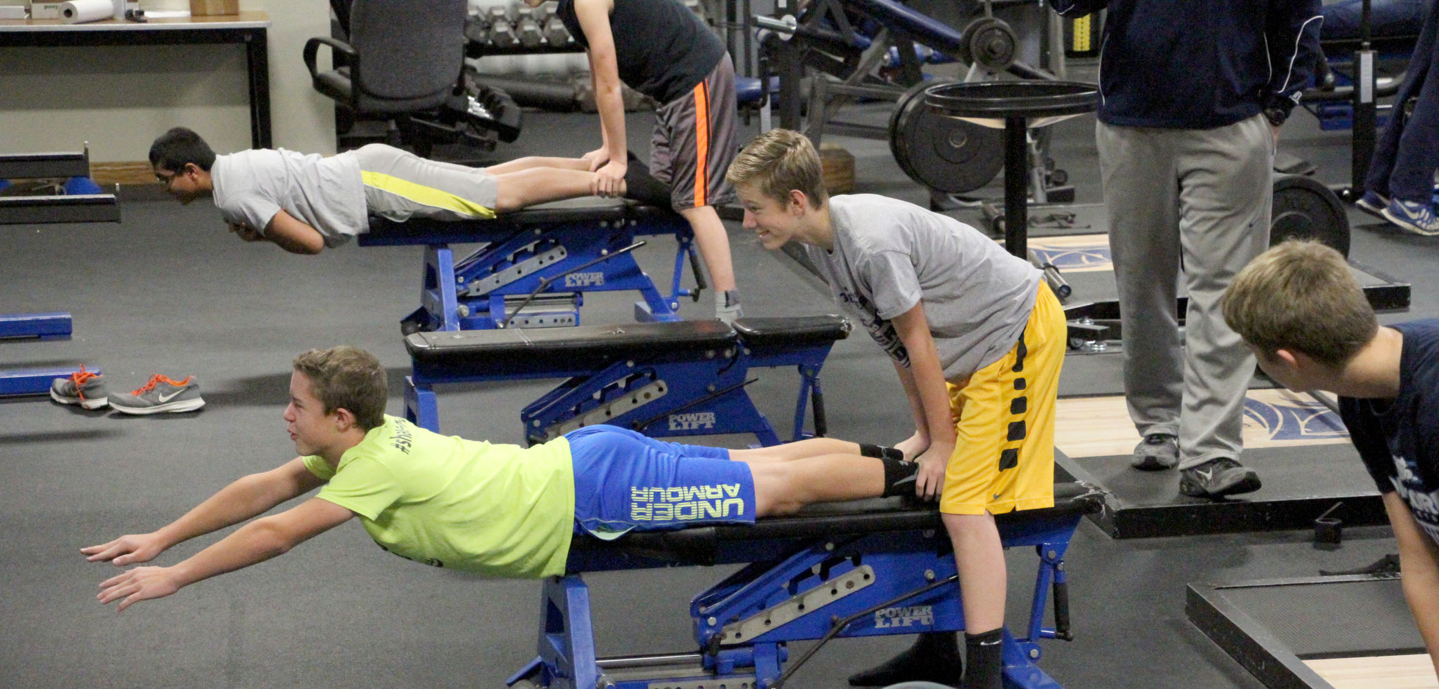 president of nebraska high school strength clinic likes what he sees fitness works york ne