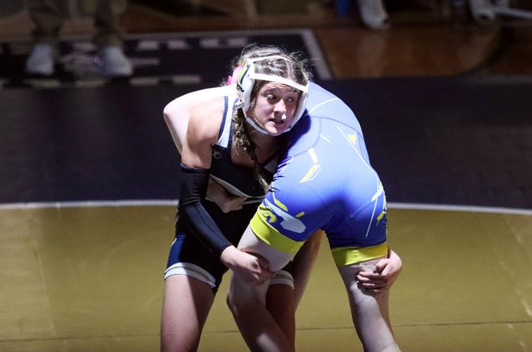 Nerves, pins and progress on first day of girls wrestling at state  championships