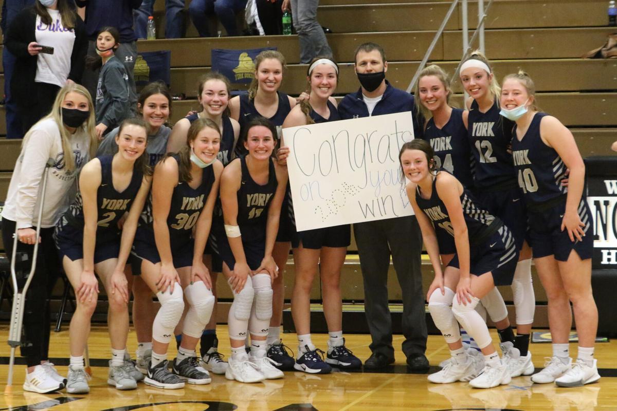 York G BB and coach Kern