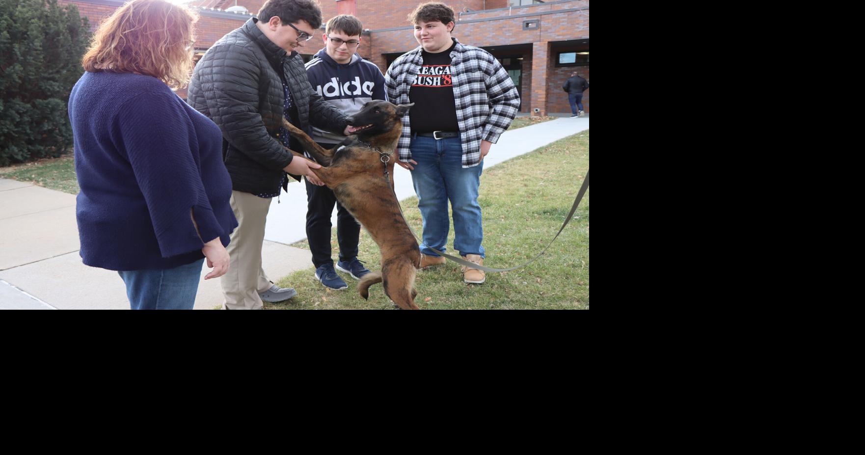 Howe family donates money for county drug dog, in honor of husband and dad | Latest News
