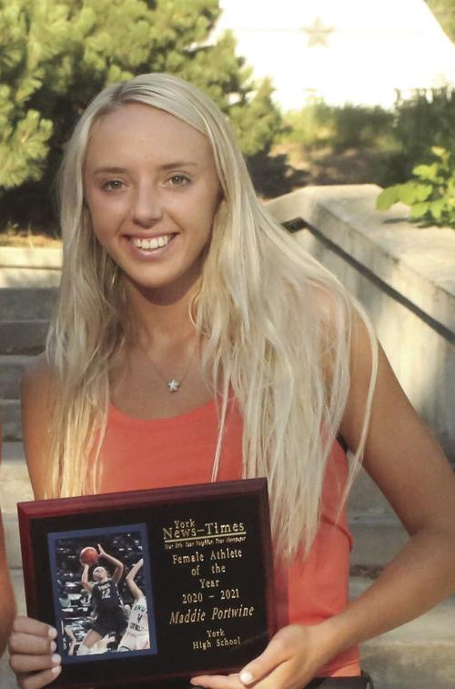 Maddie Portwine Female Athlete of the Year