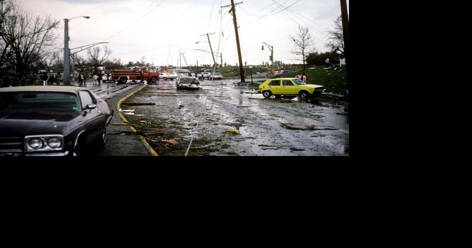 Omaha's tornado of 1975 ripped a path through the heart of the city ...