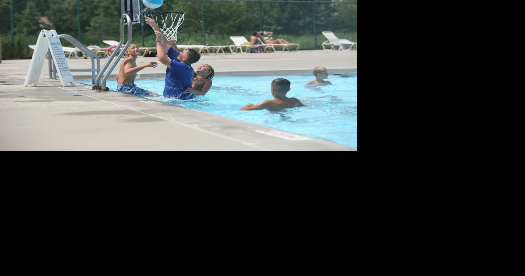 York's pool is the place to be with a heat index of 103