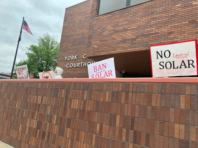 Dozens testify regarding solar zoning regulations in York County; vote expected this morning