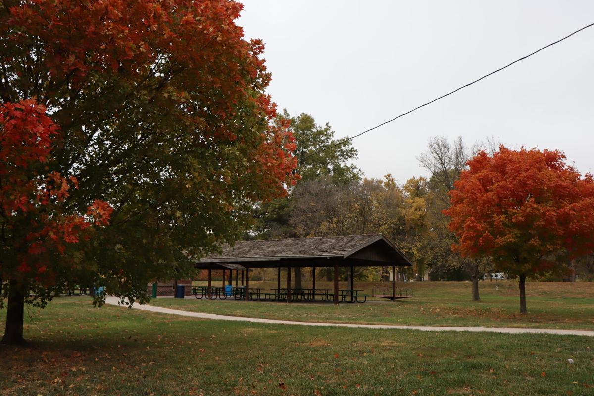 Harrison Park in fall